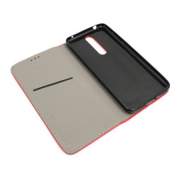 Etui Smart Magnet na telefon Nokia 3.1+ TA-1104 czerwone