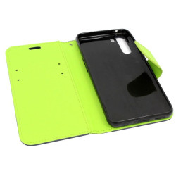 Etui Fancy Diary na telefon OPPO A91 CPH2001 / Reno 3 CPH2043 granatowe