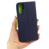 Etui Fancy Diary na telefon OPPO A91 CPH2001 / Reno 3 CPH2043 granatowe