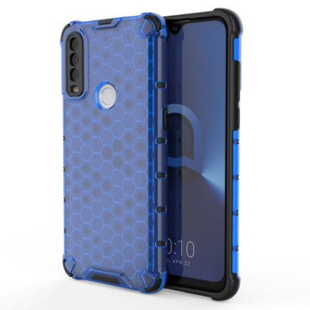 ETUI PANCERNE HONEYCOMB na telefon Alcatel 1s / 1V / 3L 2020 niebieskie