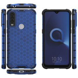 ETUI PANCERNE HONEYCOMB na telefon Alcatel 1s / 1V / 3L 2020 niebieskie
