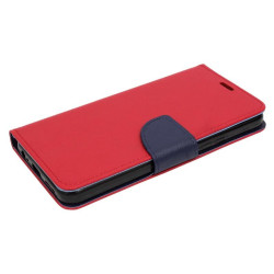 Etui Fancy Diary na telefon Vivo Y16 4G V2214 / Y02s czerwone