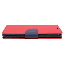 Etui Fancy Diary na telefon Vivo Y16 4G V2214 / Y02s czerwone