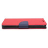 Etui Fancy Diary na telefon Vivo Y16 4G V2214 / Y02s czerwone