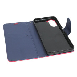 Etui Fancy Diary na telefon Vivo Y16 4G V2214 / Y02s czerwone