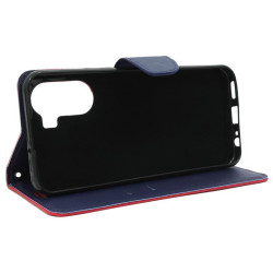 Etui Fancy Diary na telefon Vivo Y16 4G V2214 / Y02s czerwone