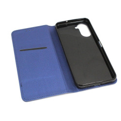 Etui Smart Magnet na telefon Vivo Y16 4G V2214 / Y02s granatowe