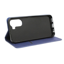 Etui Smart Magnet na telefon Vivo Y16 4G V2214 / Y02s granatowe