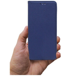 Etui Smart Magnet na telefon Vivo Y16 4G V2214 / Y02s granatowe