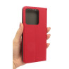 Etui Smart Magnet na telefon Xiaomi Redmi Note 13 5G 2312DRAABG czerwone