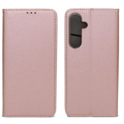 Etui Smart Magnet na telefon Samsung Galaxy S24 FE 5G S721 różowe