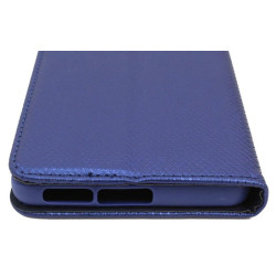 Etui Smart Magnet na telefon motorola edge 20 pro 5G XT2153 granatowe