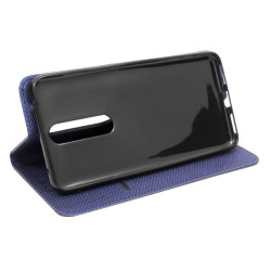 Etui Smart Magnet na telefon Nokia 3.1+ TA-1104 granatowe
