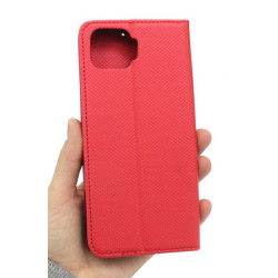 Etui Smart Magnet na telefon motorola moto g 5G + XT2075 czerwone