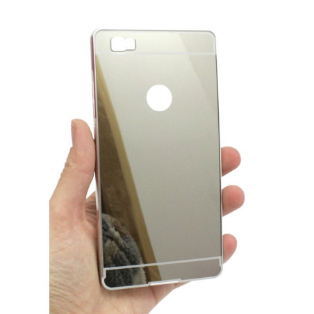 Bumper Mirror ALU Huawei P8 Lite srebrny