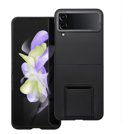 Etui pancerne Stand Case na telefon Samsung Galaxy Z Flip 4 5G / 3 5G czarne