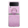 Etui Hard Case Bling na telefon Samsung Galaxy Z Flip 4 5G F721 / 3 5G F711 fioletowe