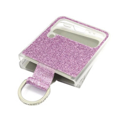 Etui Hard Case Bling na telefon Samsung Galaxy Z Flip 4 5G F721 / 3 5G F711 fioletowe