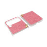 Etui Hard Case Bling na telefon Samsung Galaxy Z Flip 4 5G F721 / 3 5G F711 różowe