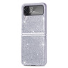 Etui Hard Case Bling na telefon Samsung Galaxy Z Flip 4 5G F721 / 3 5G F711 srebrne