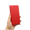 Etui Smart Magnet na telefon Nokia C12 TA-1535 czerwone