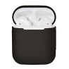 Etui silikonowe na douszne słuchawki bezprzewodowe Apple AirPods 1 / 2 czarne
