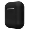 Etui silikonowe na douszne słuchawki bezprzewodowe Apple AirPods 1 / 2 czarne