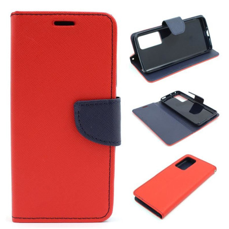 Etui Fancy Diary na telefon Xiaomi 12 / 12X czerwone