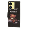 Etui Fancy Diary na telefon Realme C55 RMX3710 misiek