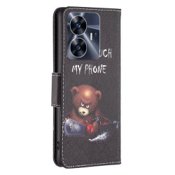 Etui Fancy Diary na telefon Realme C55 RMX3710 misiek