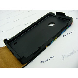 Etui BOOK Elegance PIONOWE na telefon Nokia Lumia 520 RM-914 / 525 RM-998 Gwiazdy