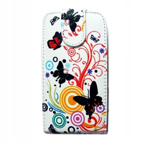 Etui BOOK Design na telefon Samsung Galaxy S3 i9300 kolorowe motyle