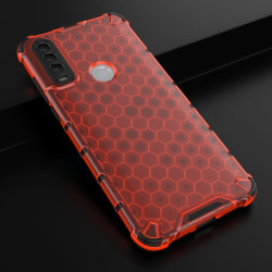 Etui pancerne Honeycomb na telefon Alcatel 1s 2020 / 1V 2020 / 3L 2020 czerwone