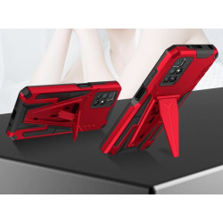 ETUI PANCERNE V STAND na telefon Xiaomi Redmi 10 21061119DG / Note 11 4G 2201117TY czerwone