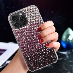Etui Diamond Case HQ na telefon Apple iPhone 16 A3287 bordowe