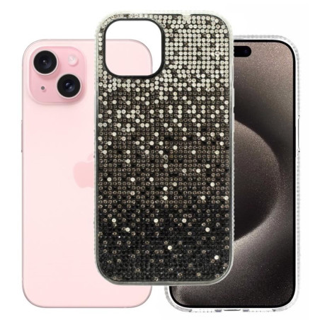 Etui Diamond Case HQ na telefon Apple iPhone 15 A3090 czarne
