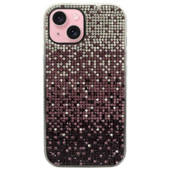 Etui Diamond Case HQ na telefon Apple iPhone 15+ A3094 bordowe