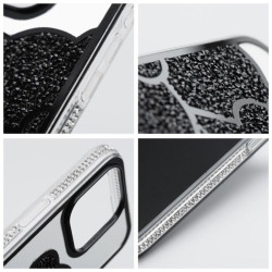 Etui TEDDY BEAR na telefon Apple iPhone 15 Pro A3102 damskie dziewczęce na prezent urodziny święta czarne