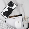 Etui TEDDY BEAR na telefon Apple iPhone 15 Pro A3102 damskie dziewczęce na prezent urodziny święta czarne