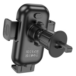 Uchwyt samochodowy indukcyjny ładowanie bezprzewodowe magnetyczny 15W do kratki na telefon / smartfon / nawigację / GPS BH215
