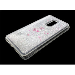 Etui Liquid / Water Case na telefon Xiaomi Redmi Note 4 srebrny