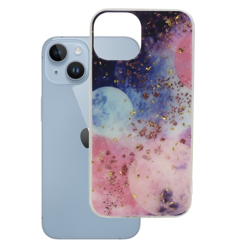 Etui Gold Glam na telefon Apple iPhone 15 A3090 galactic