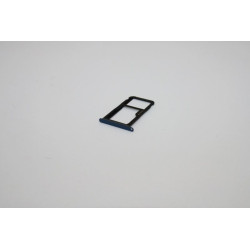 Szufladka / tacka / uchwyt Karty SIM + SD do telefonu Huawei P10 Lite niebieska