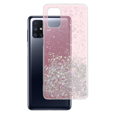 Etui GLITTER Case na telefon Samsung Galaxy M51 M515 różowe