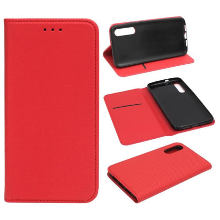 Etui Smart Magnet na telefon Xiaomi Mi 9 czerwone