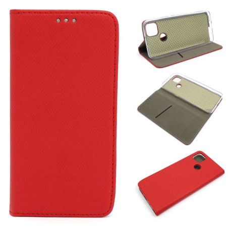 Etui Smart Magnet na telefon motorola moto g9 power XT2091 czerwone