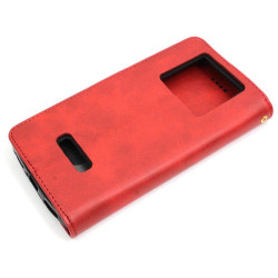 Etui Smart Leather na telefon Oukitel K7 / K7 PRO czerwone