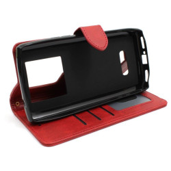 Etui Smart Leather na telefon Oukitel K7 / K7 PRO czerwone
