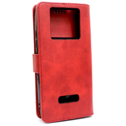 Etui Smart Leather na telefon Oukitel K7 / K7 PRO czerwone