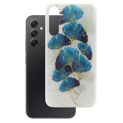 Etui Gold Glam na telefon Samsung Galaxy A34 5G A346 listki
